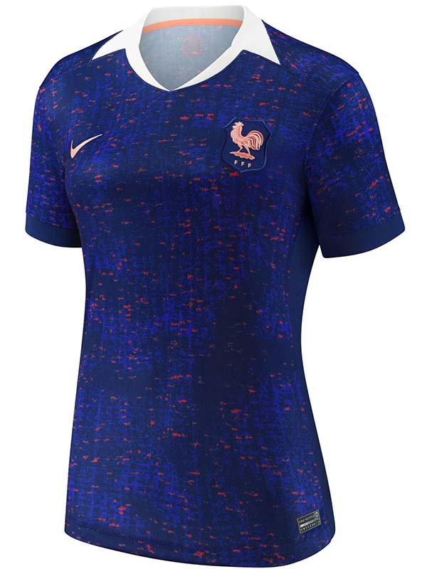 France maillot féminin domicile premier uniforme de football féminin kit de football sportif hauts maillot coupe 2025-2026